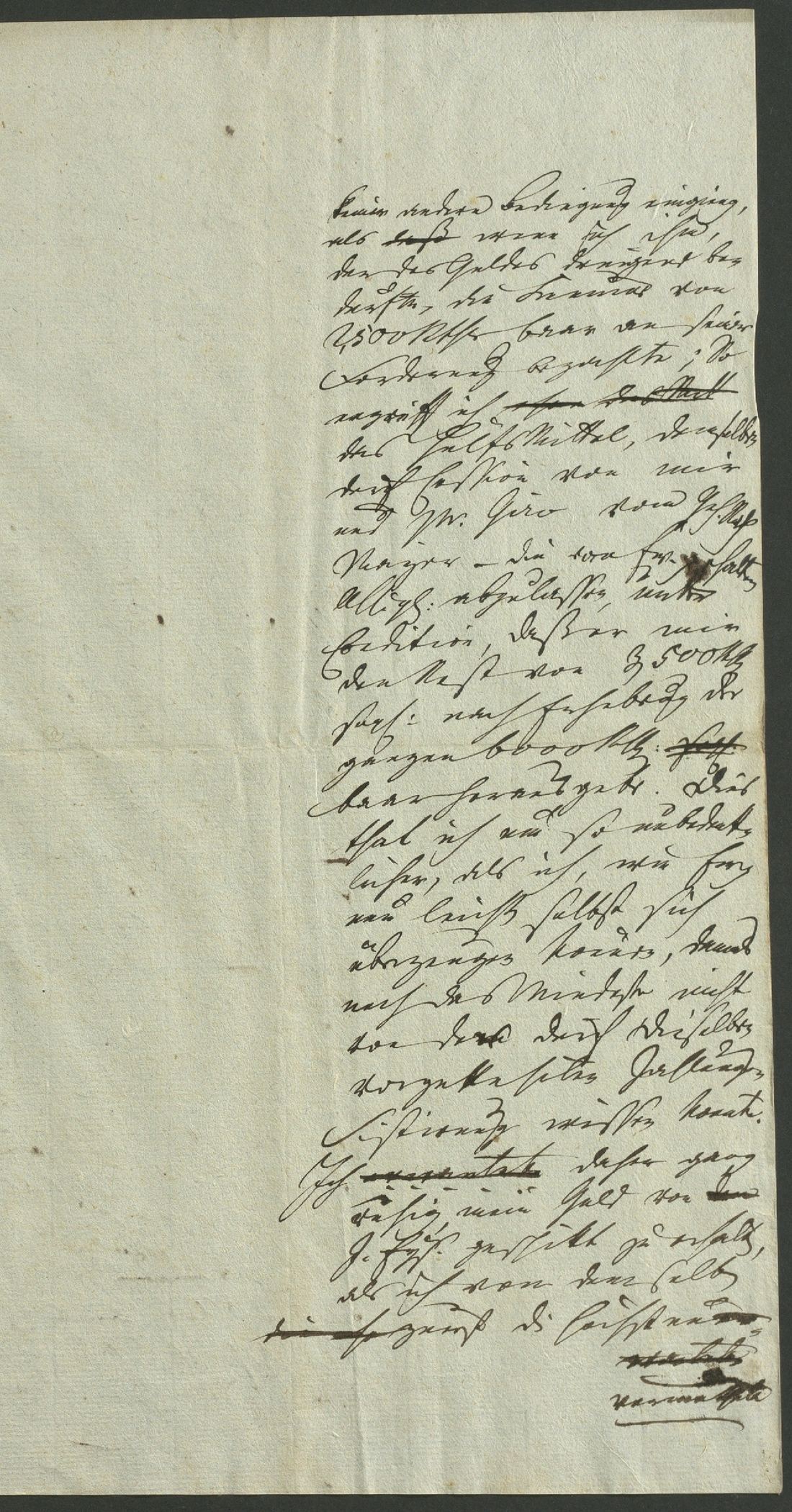 Manuscript page 3 of letter 36