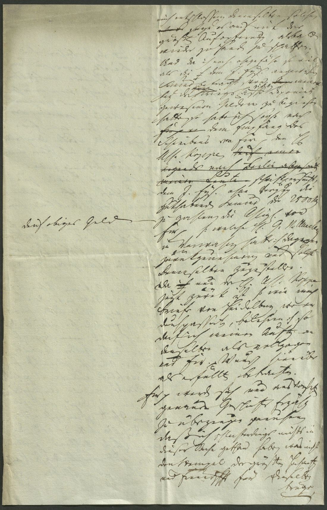Manuscript page 5 of letter 36