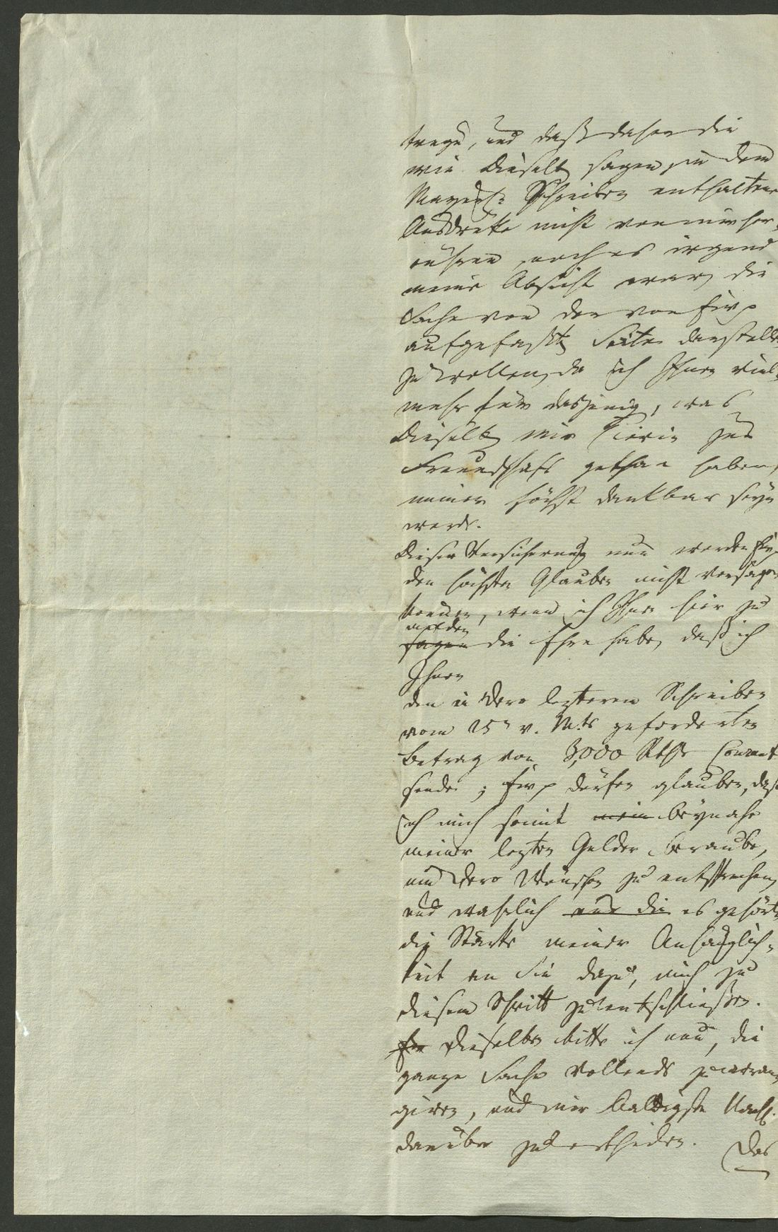 Manuscript page 6 of letter 36