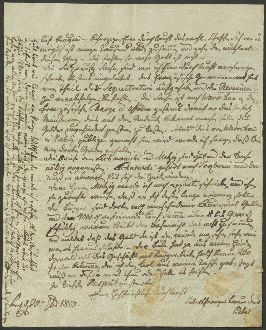 Manuscript page 4 of letter 41