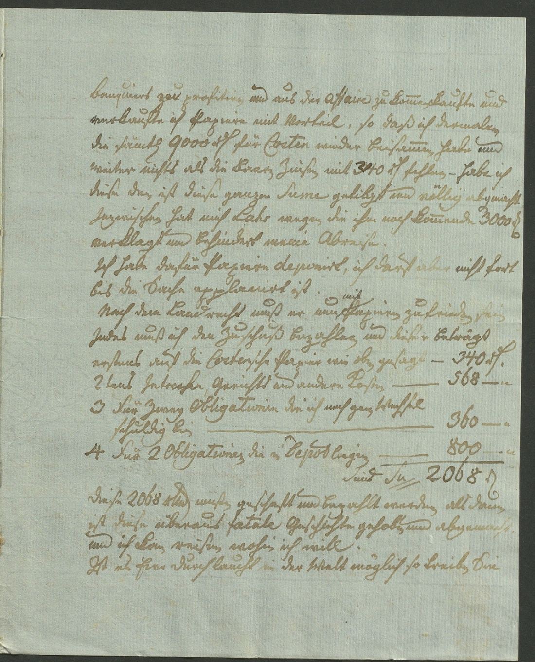 Manuscript page 3 of letter 42