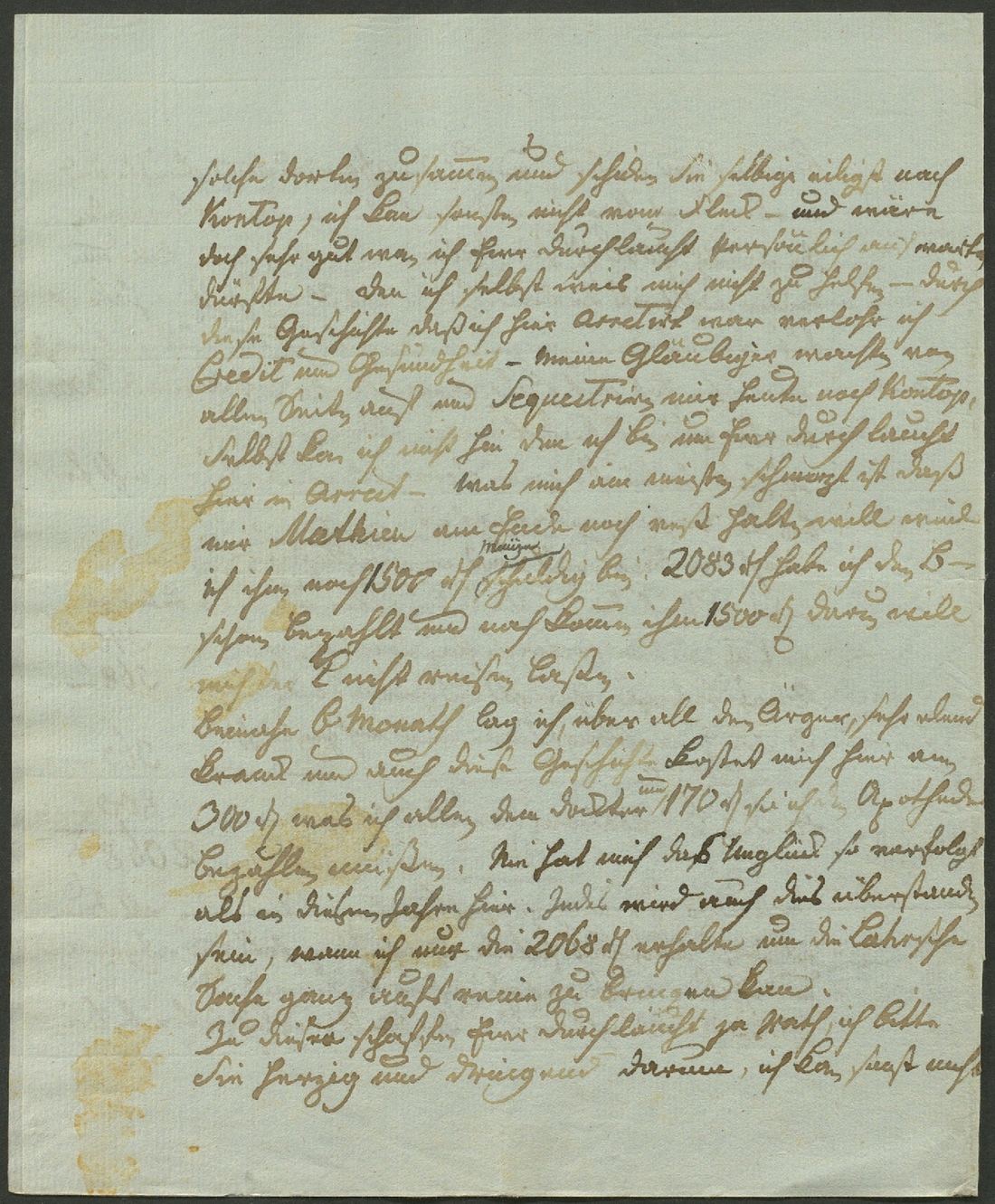 Manuscript page 4 of letter 42
