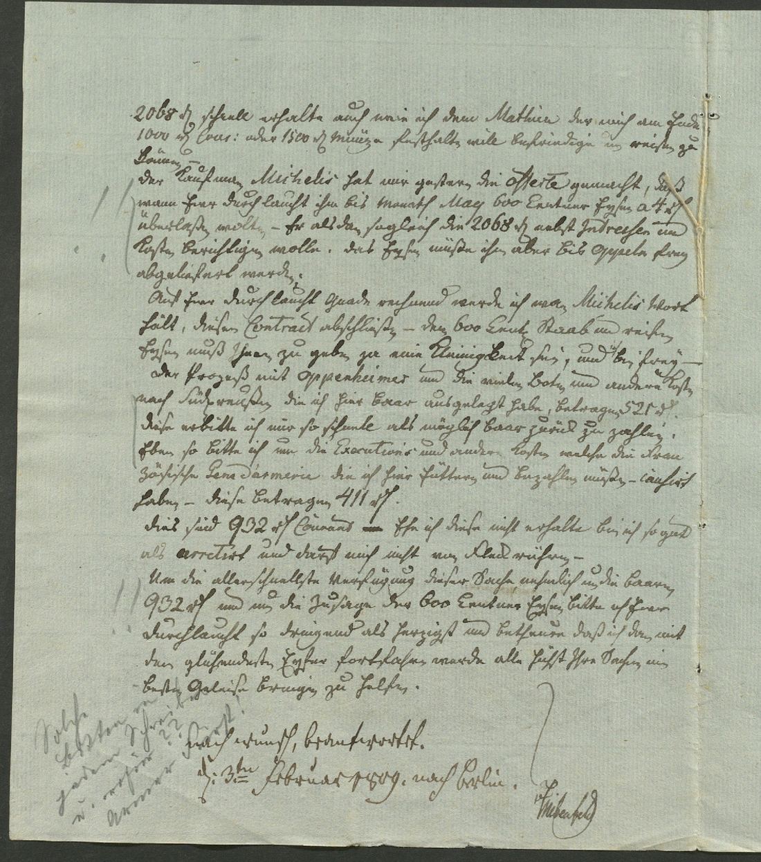 Manuscript page 2 of letter 44