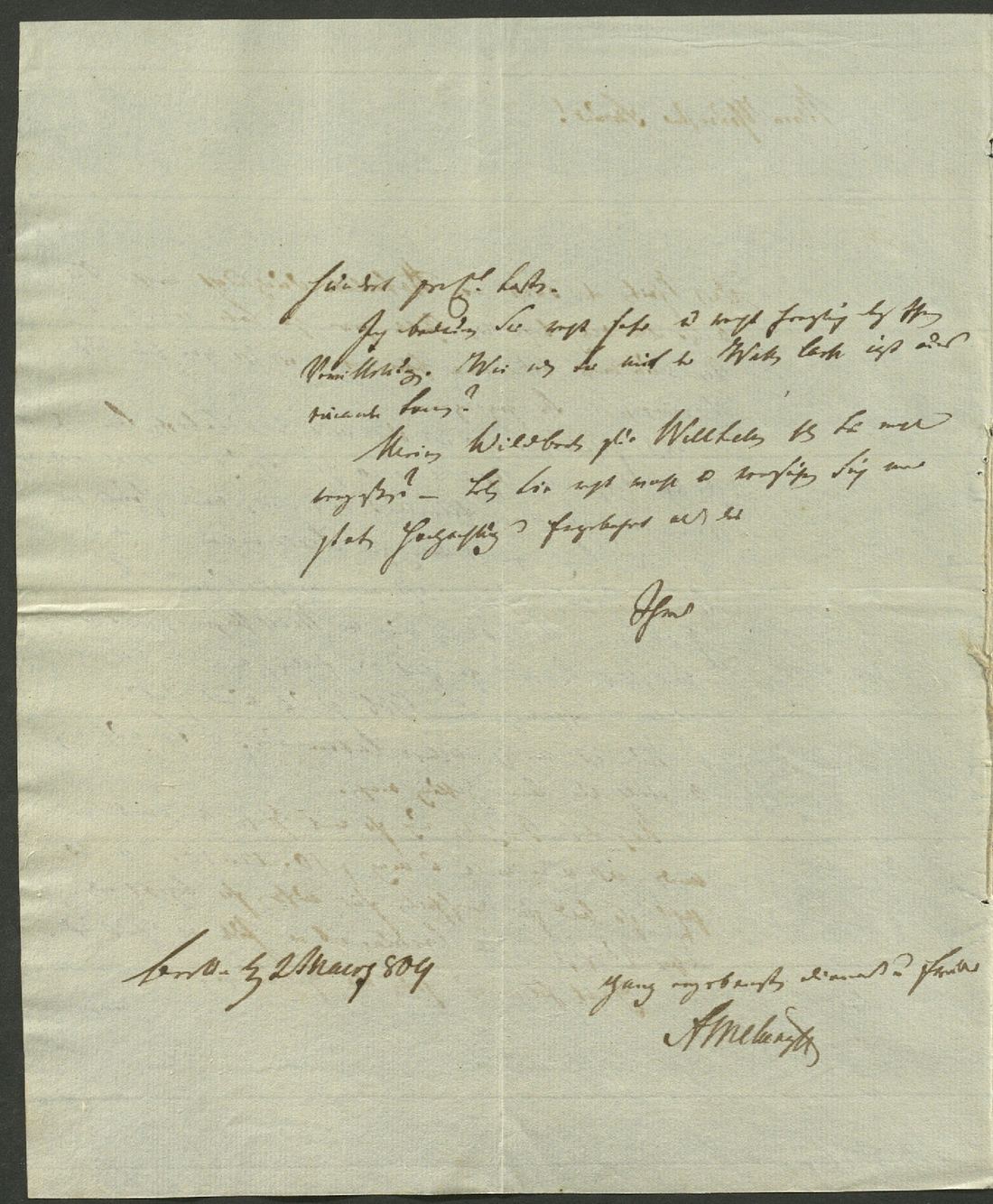 Manuscript page 2 of letter 46