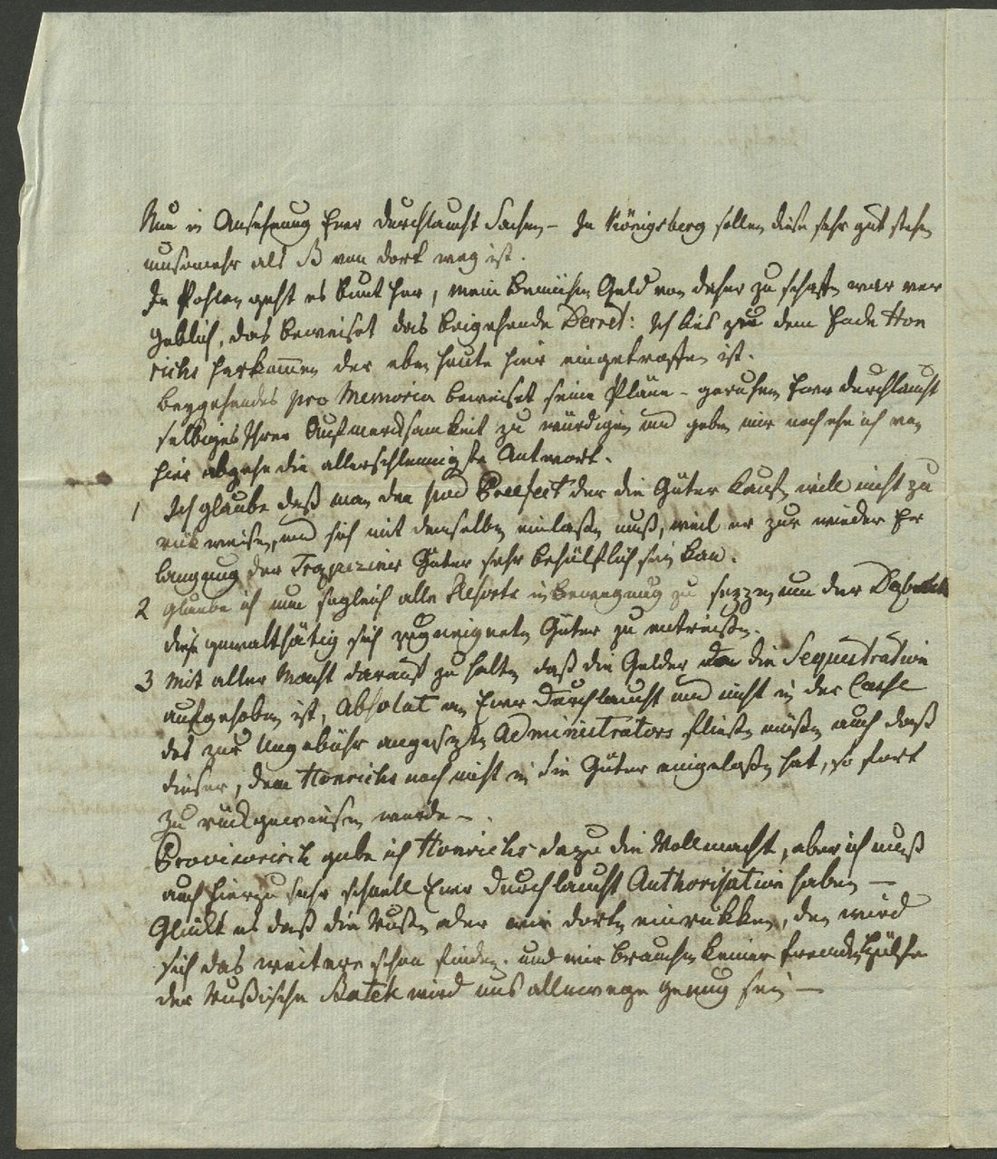 Manuscript page 2 of letter 63