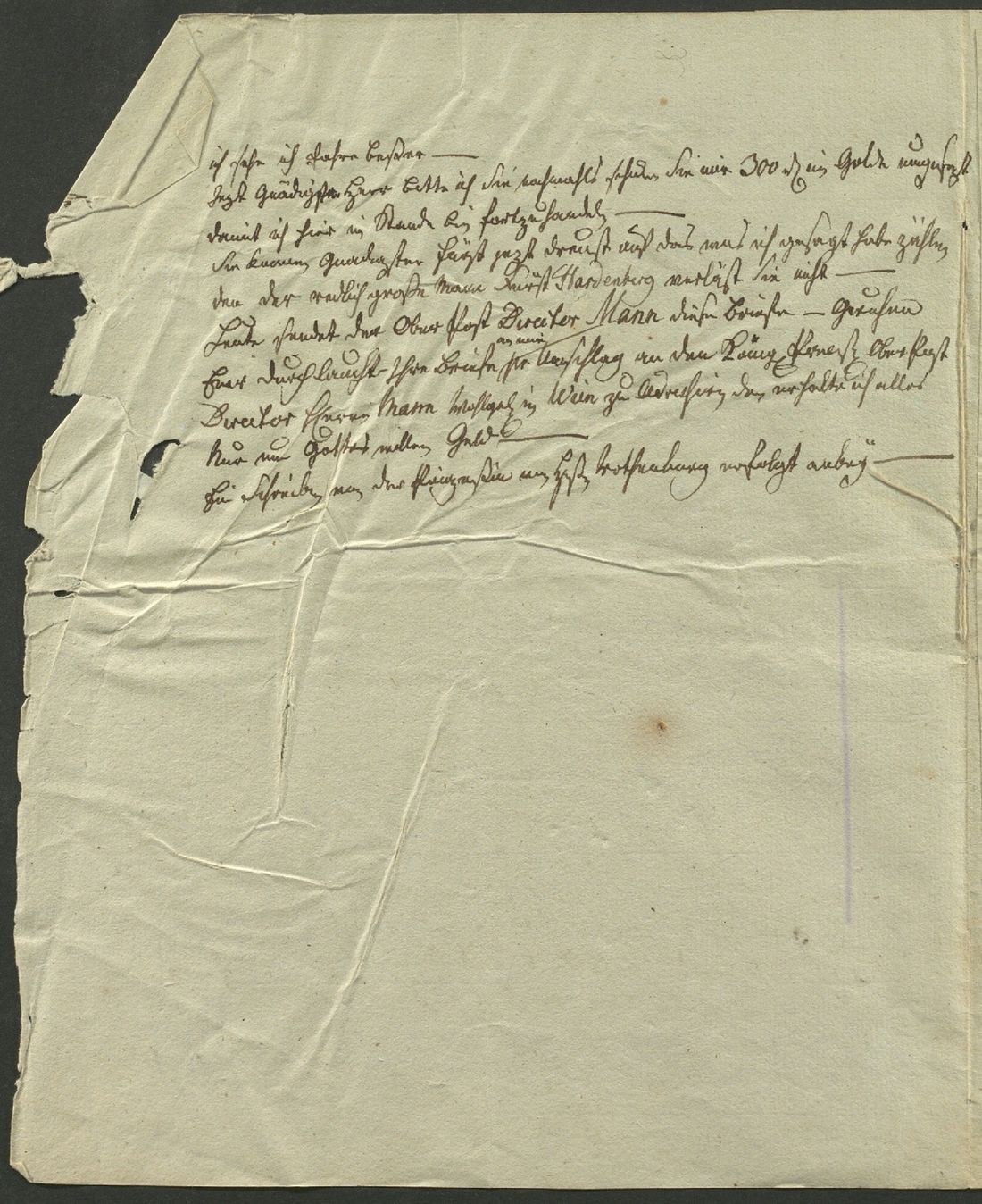 Manuscript page 5 of letter 64
