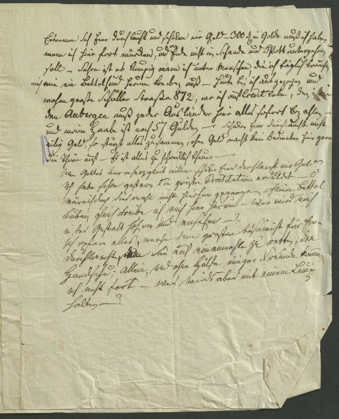 Manuscript page 6 of letter 64