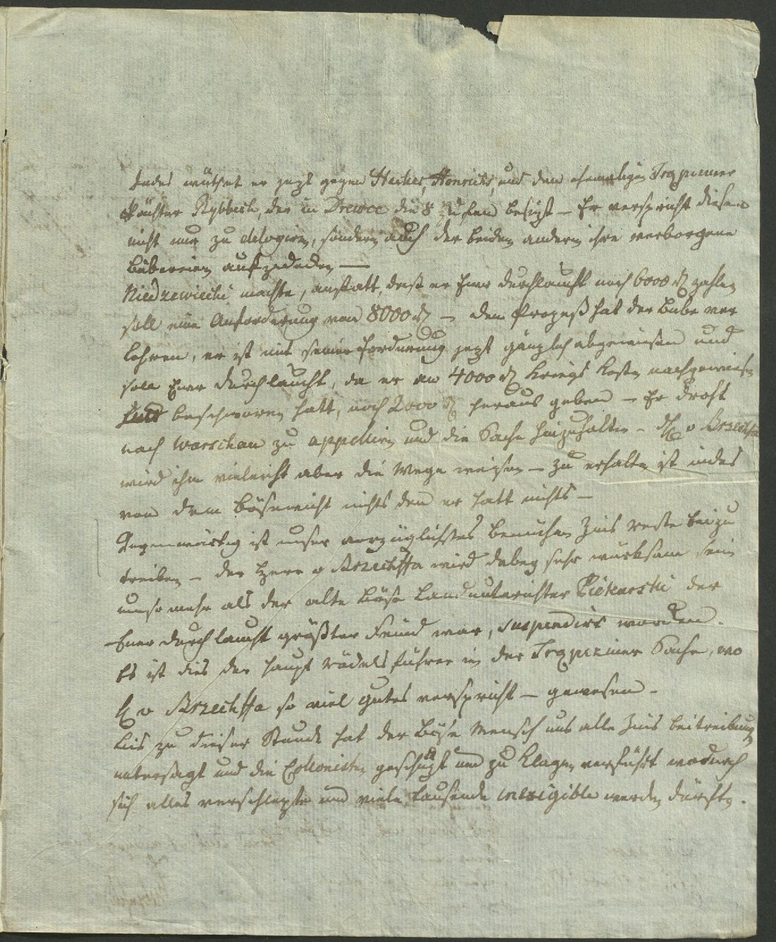 Manuscript page 3 of letter 72b