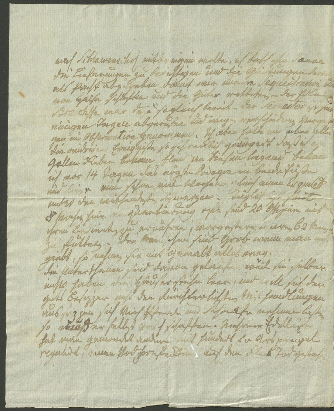 Manuscript page 2 of letter 72f