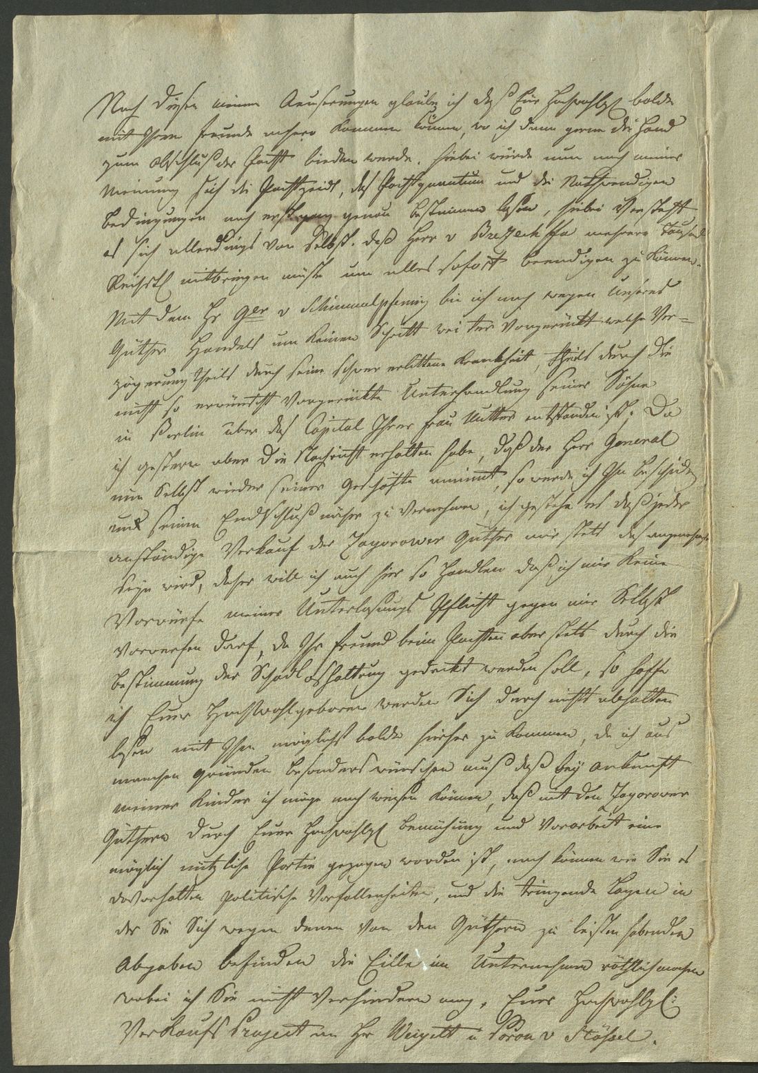Manuscript page 2 of letter 73