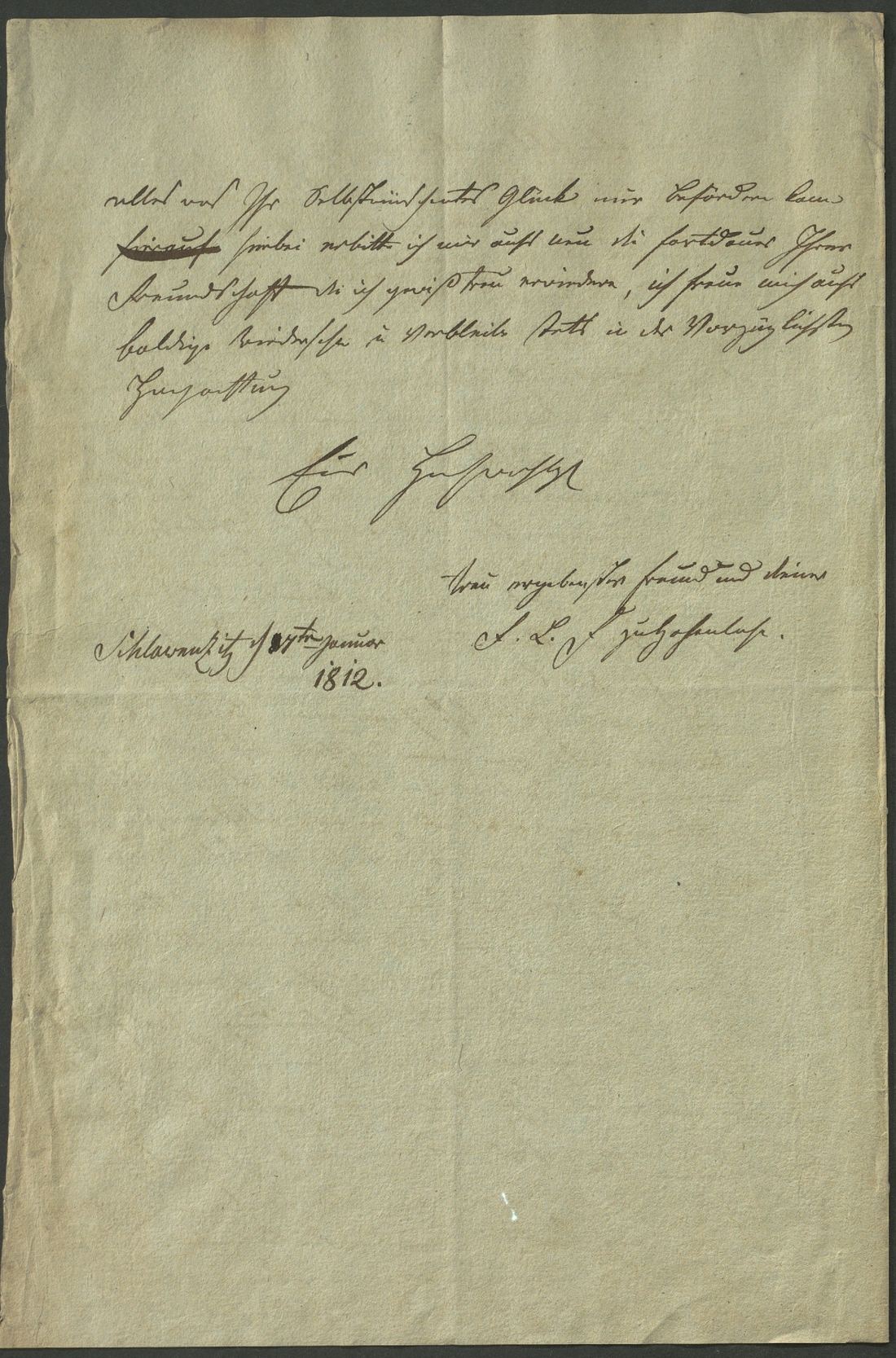 Manuscript page 4 of letter 73