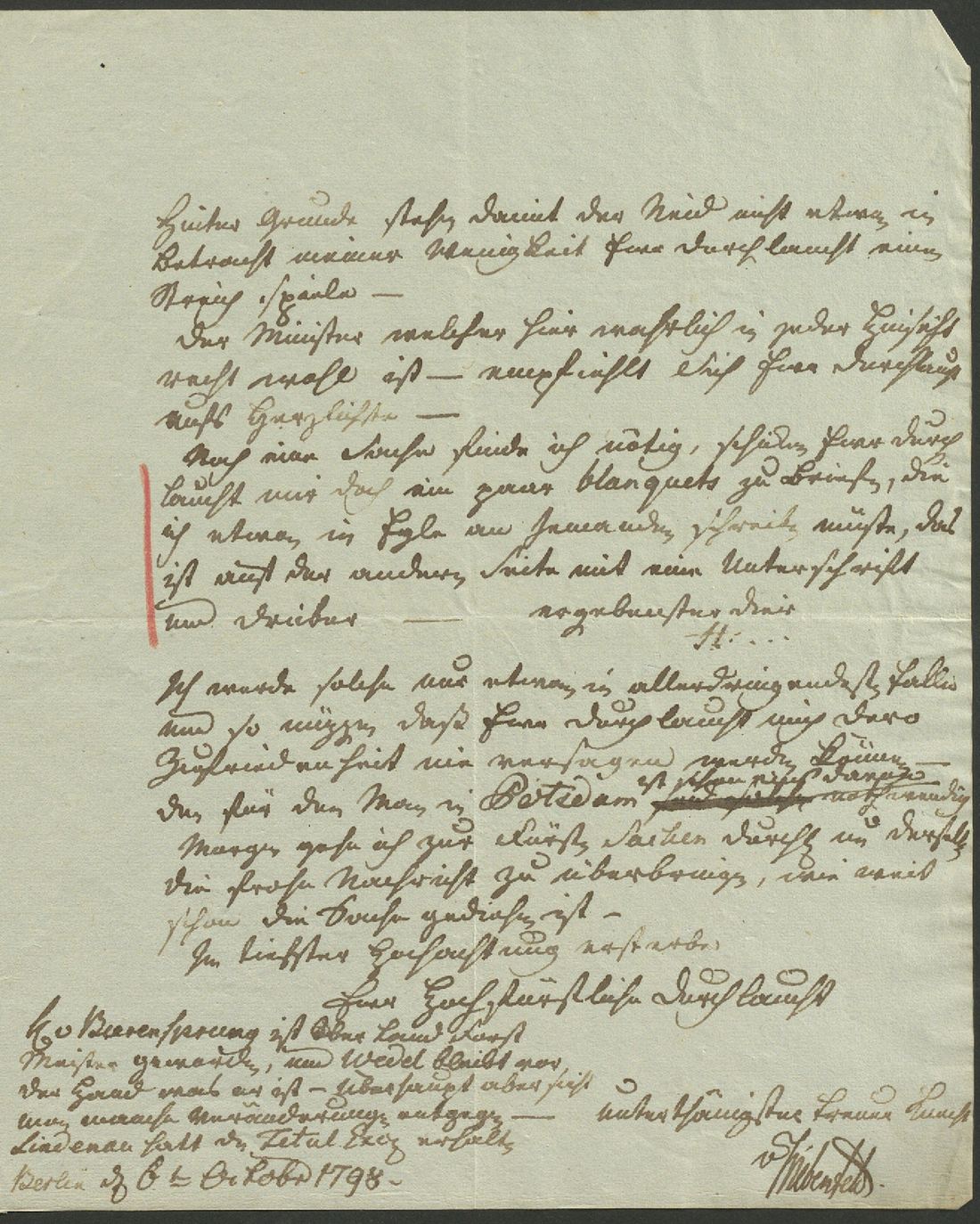 Manuscript page 3 of letter 77