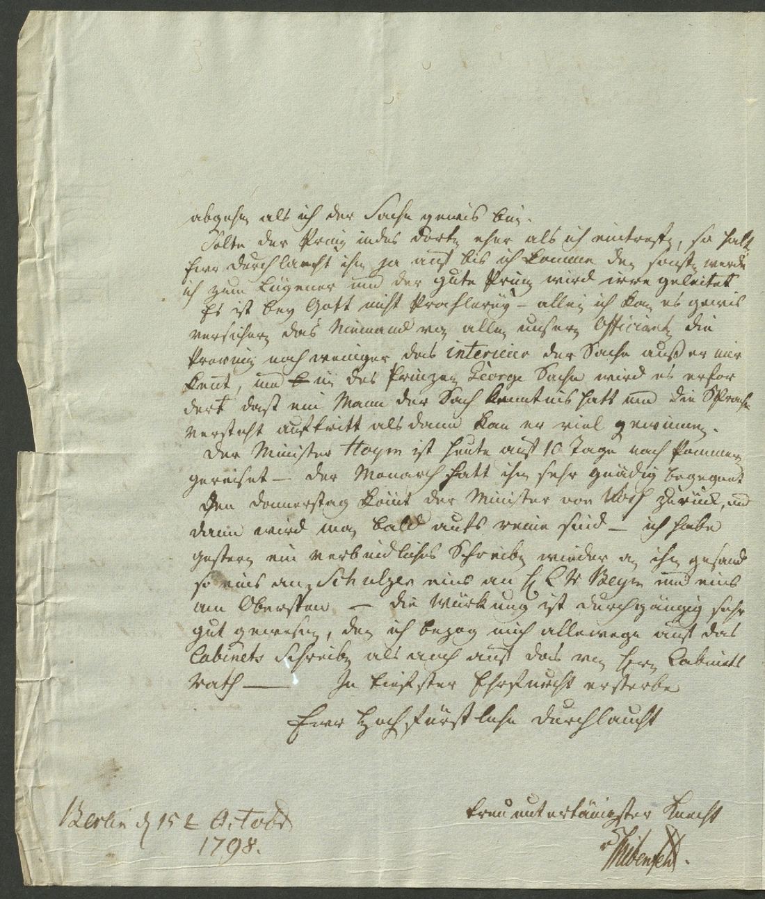 Manuscript page 2 of letter 83