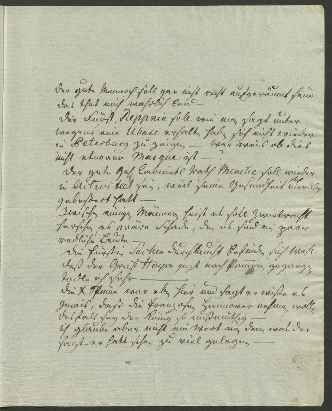 Manuscript page 3 of letter 83