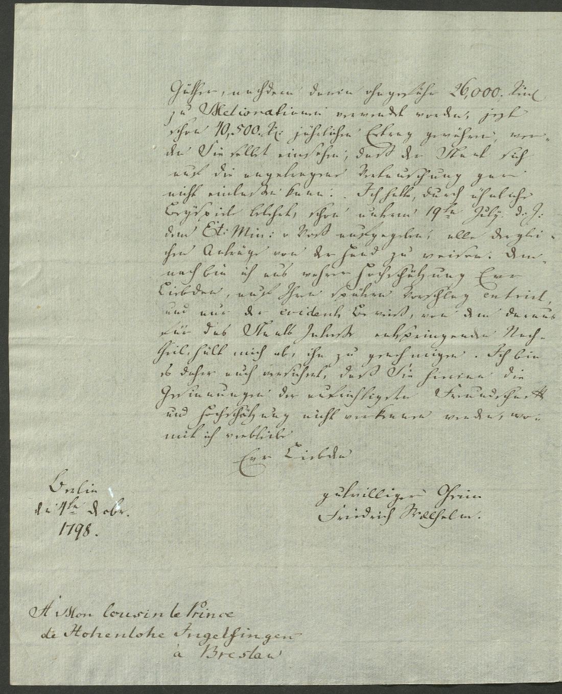 Manuscript page 2 of letter 85