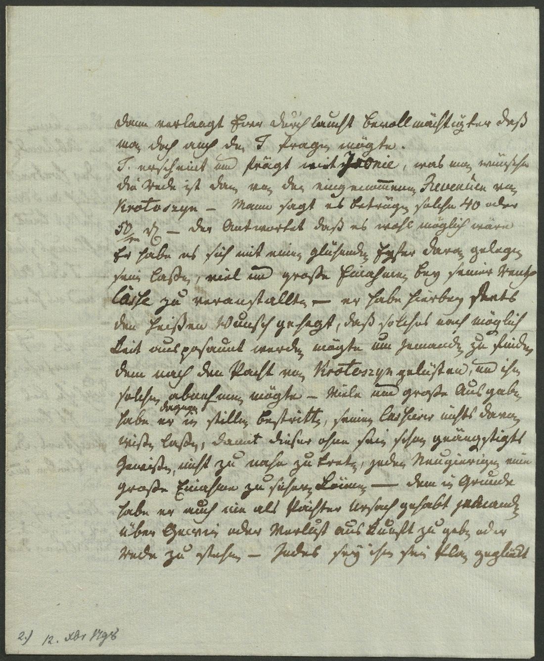 Manuscript page 5 of letter 89