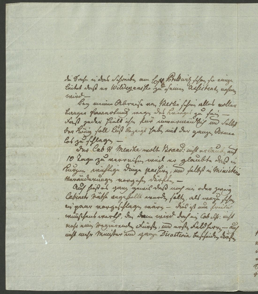 Manuscript page 2 of letter 99