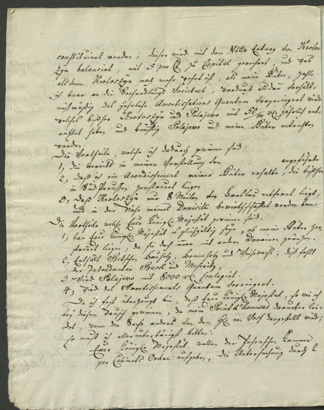 Manuscript page 6 of letter 101