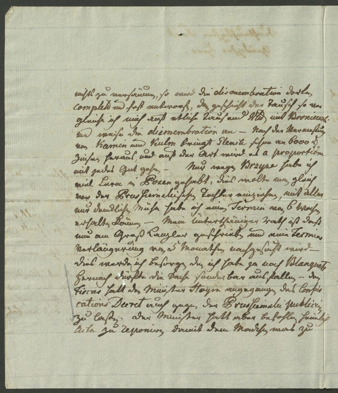 Manuscript page 2 of letter 102