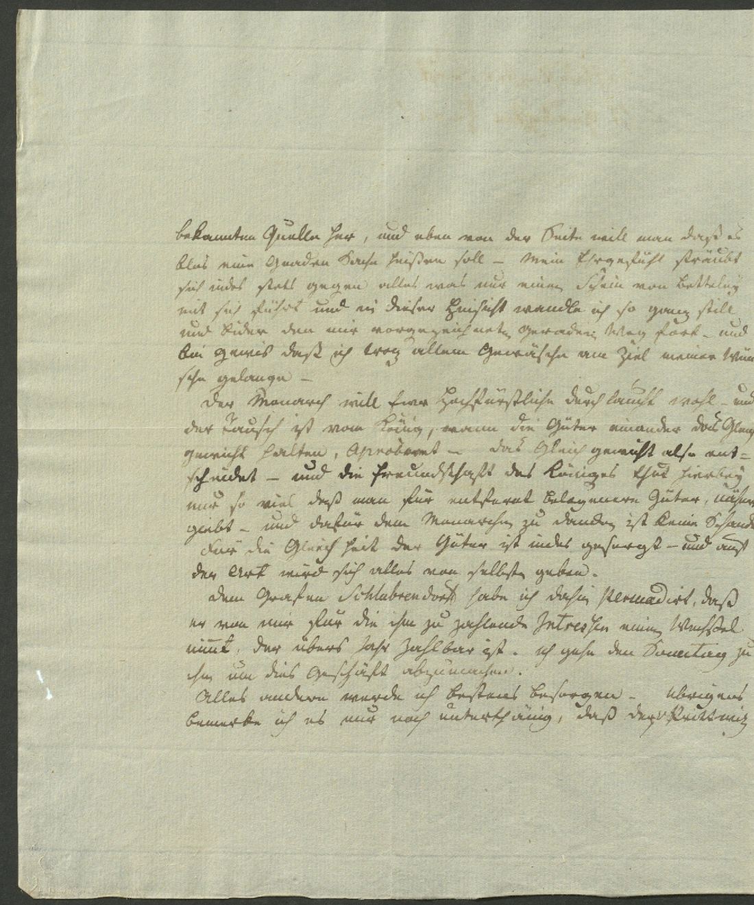 Manuscript page 2 of letter 104