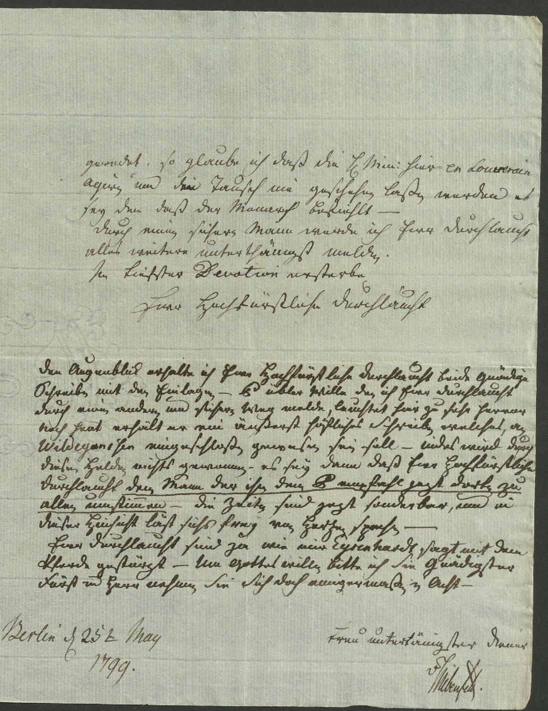 Manuscript page 3 of letter 106