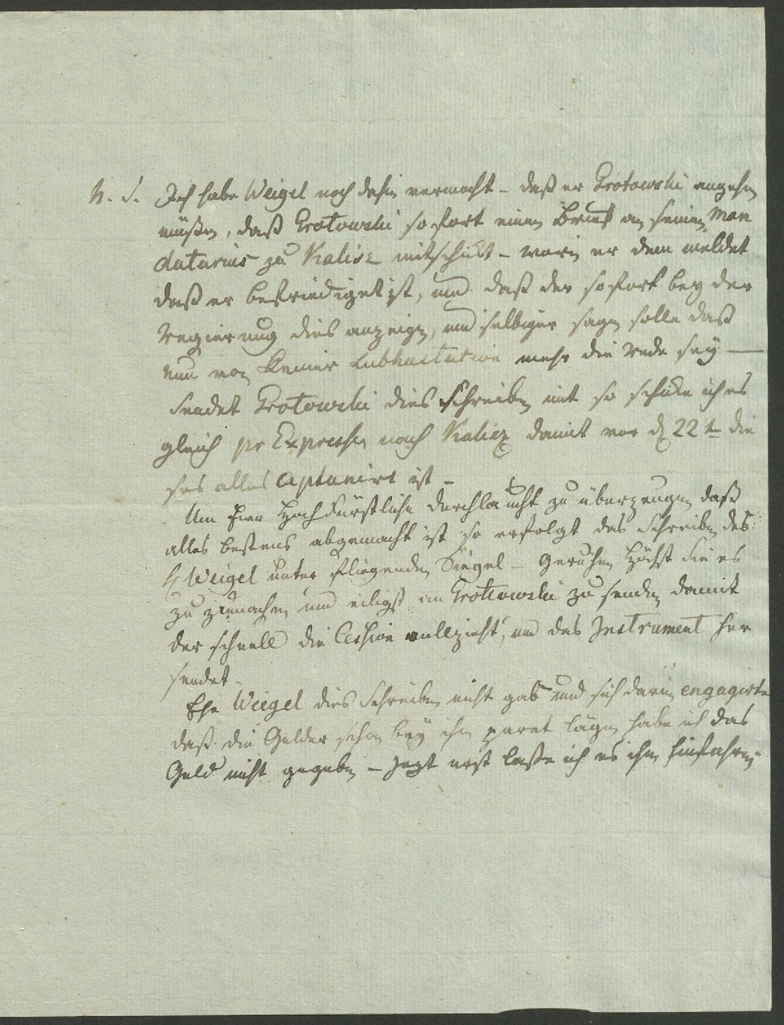 Manuscript page 3 of letter 117