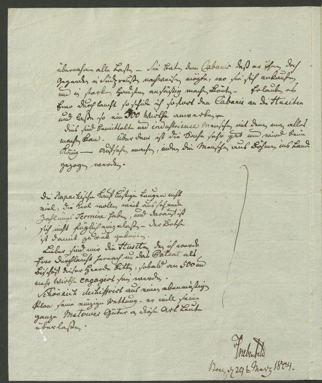 Manuscript page 2 of letter 119