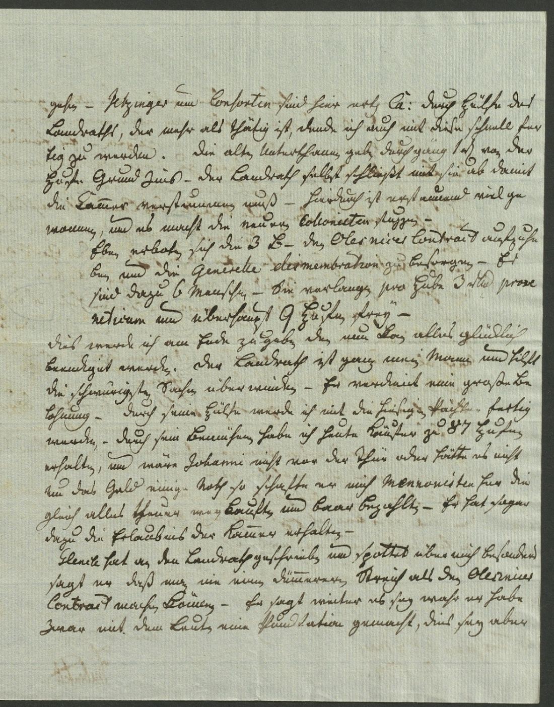 Manuscript page 3 of letter 128