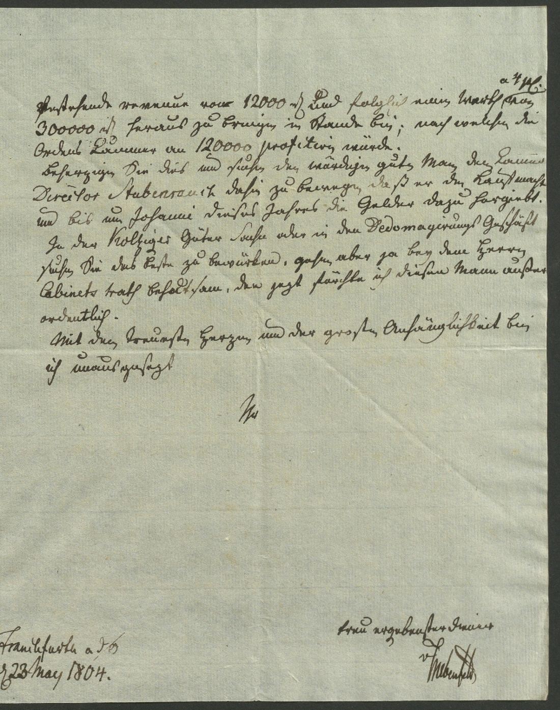 Manuscript page 3 of letter 132