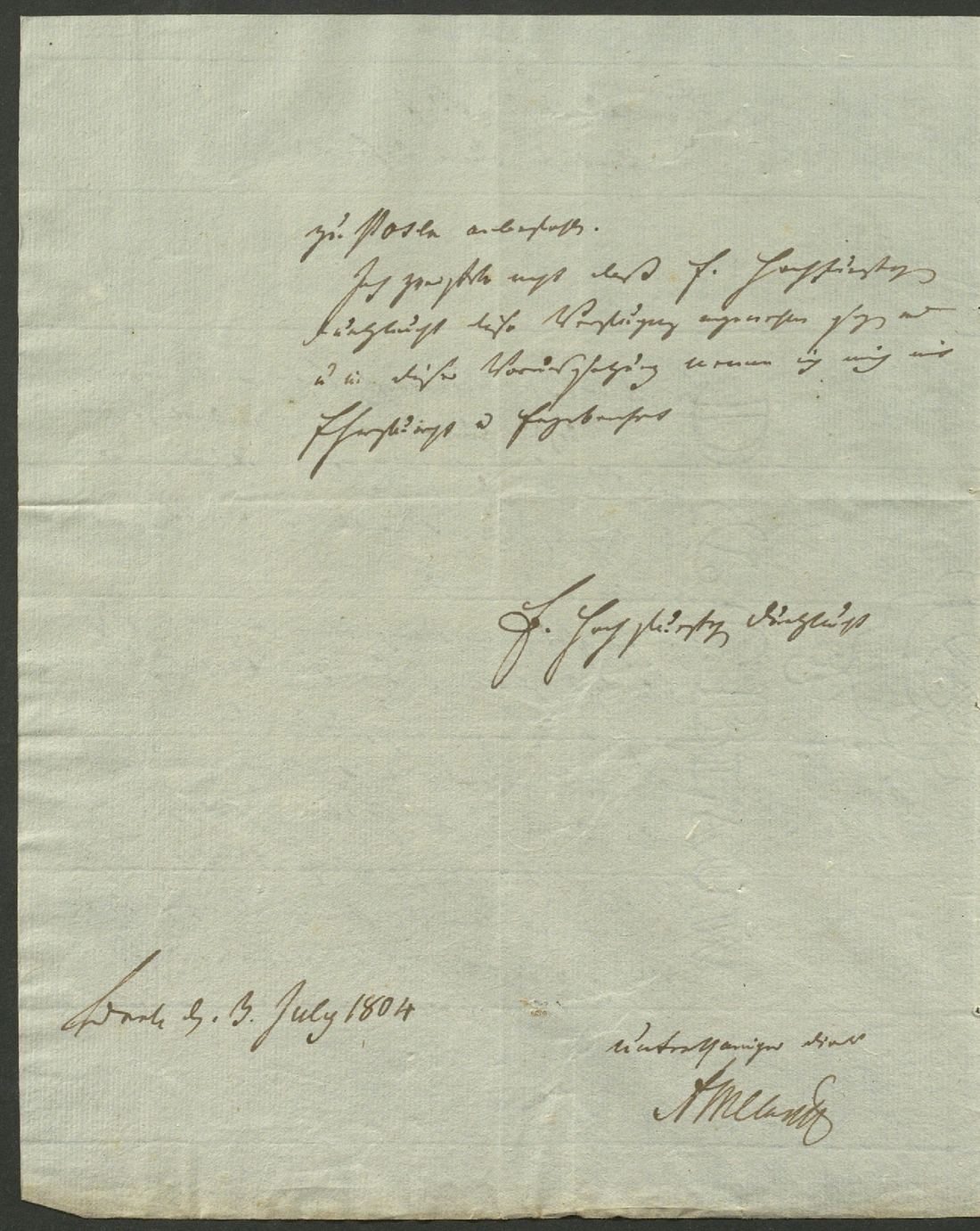 Manuscript page 2 of letter 138
