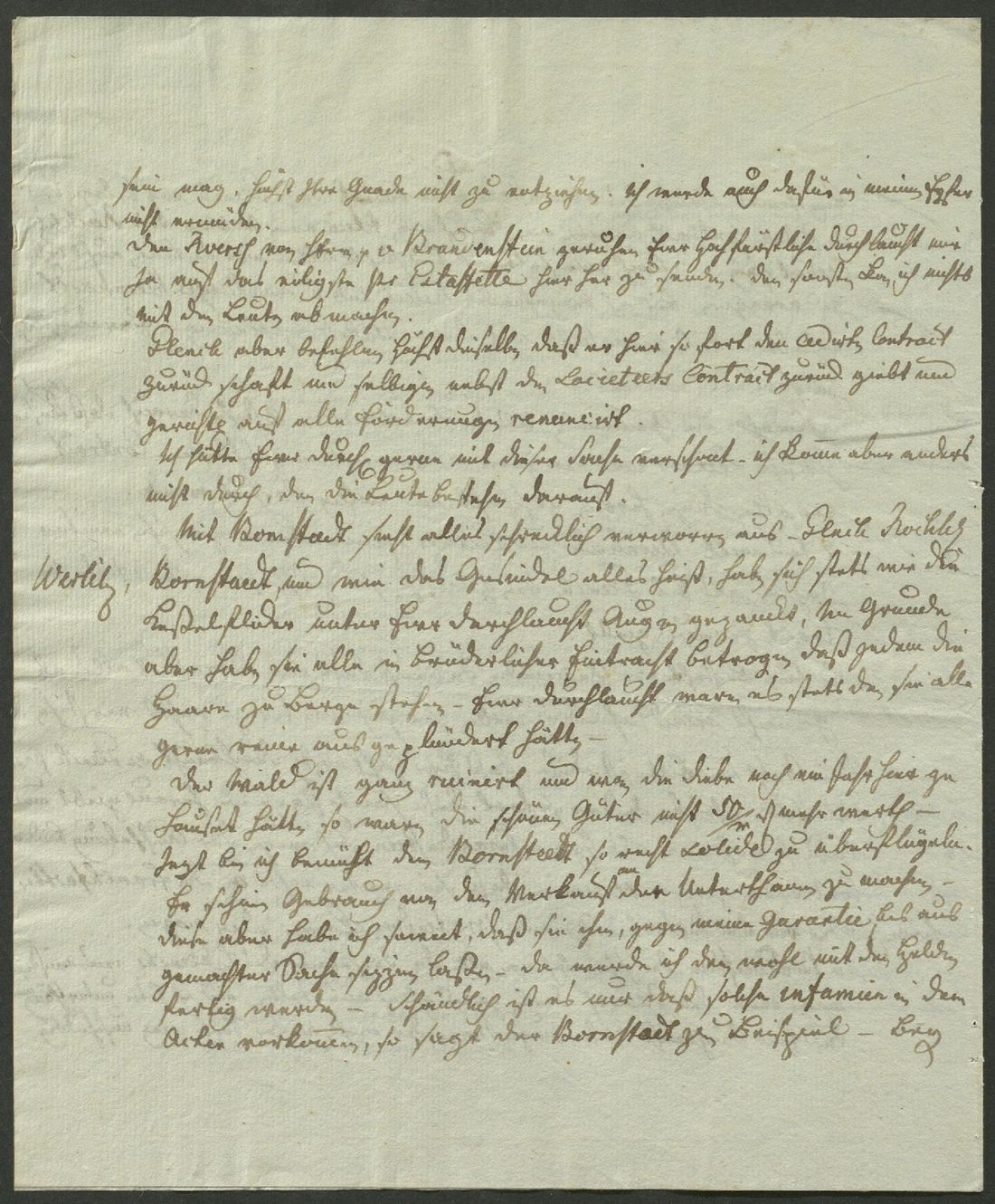 Manuscript page 4 of letter 140