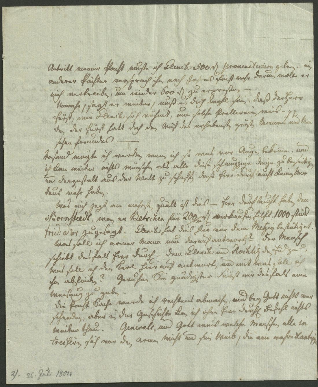 Manuscript page 5 of letter 140
