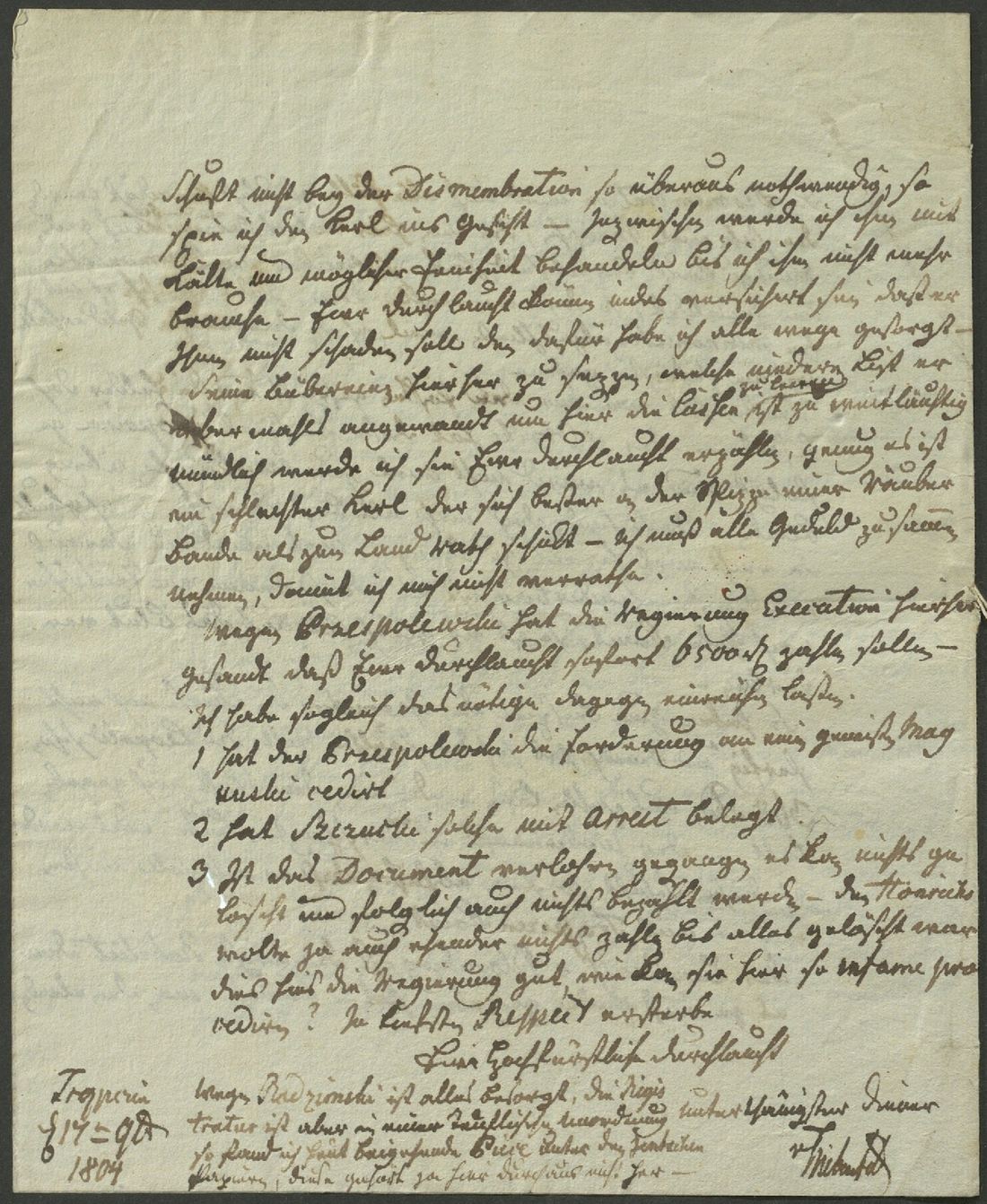 Manuscript page 4 of letter 146