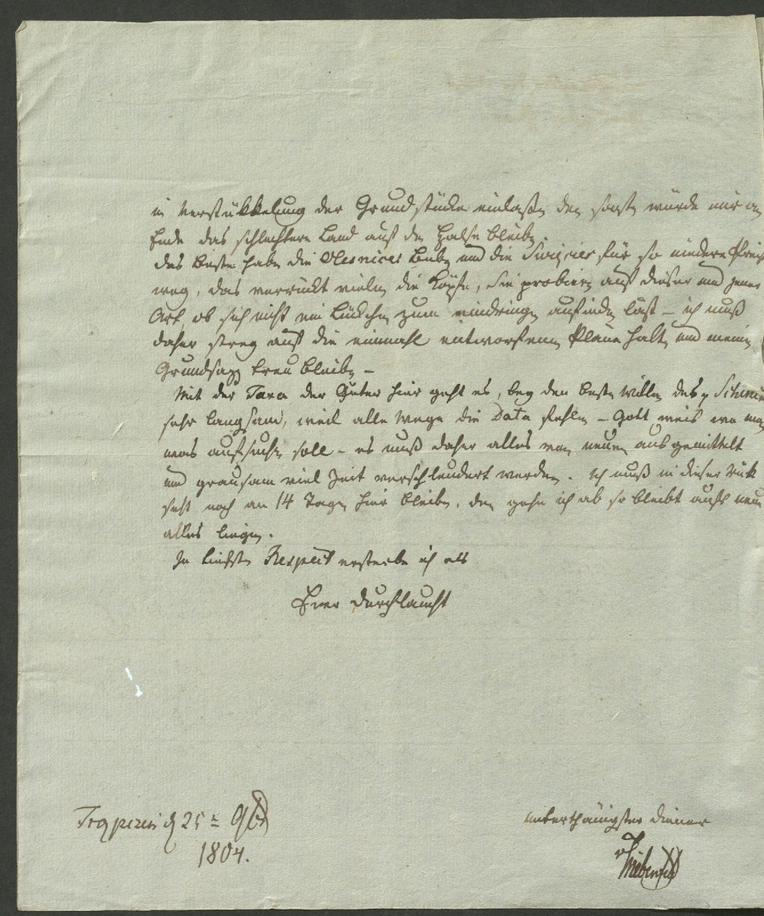 Manuscript page 2 of letter 147