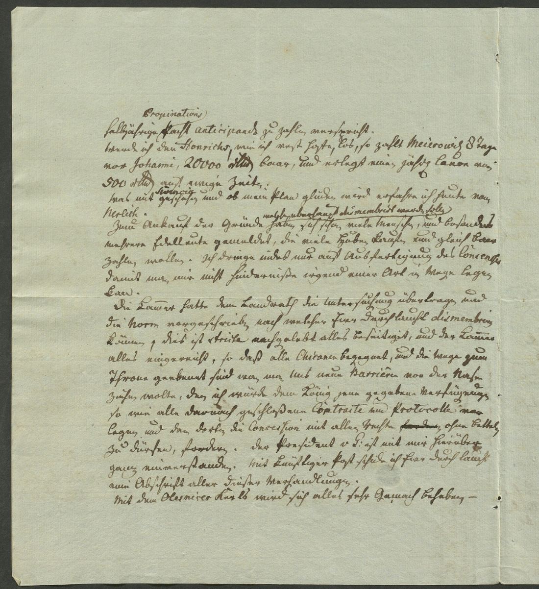 Manuscript page 2 of letter 164
