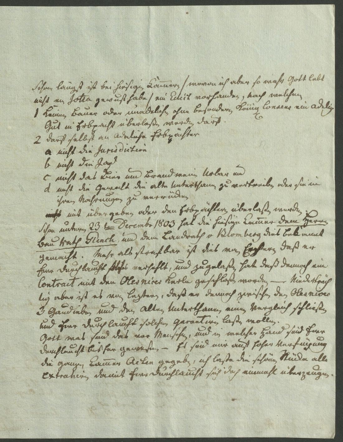 Manuscript page 3 of letter 164