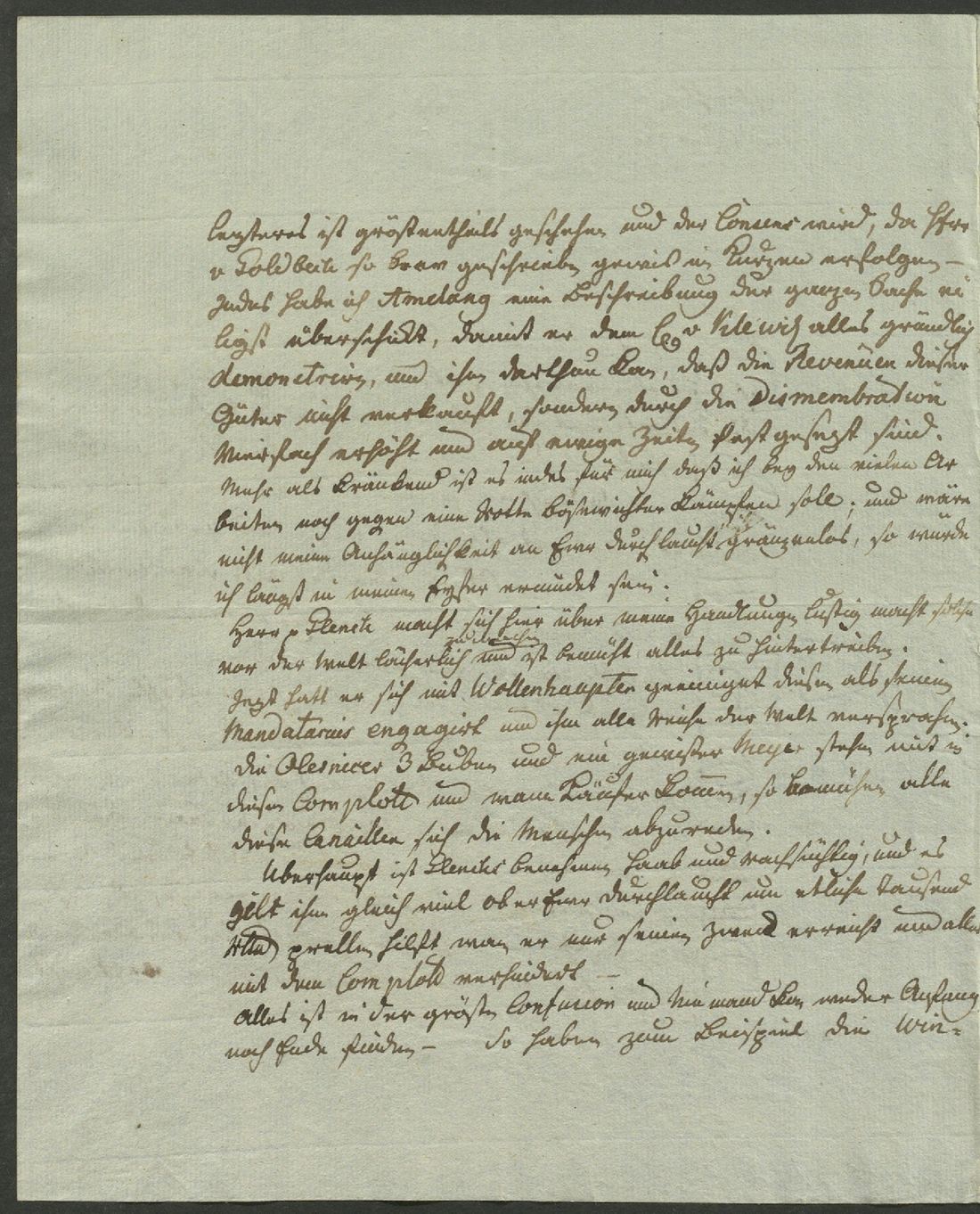 Manuscript page 2 of letter 168