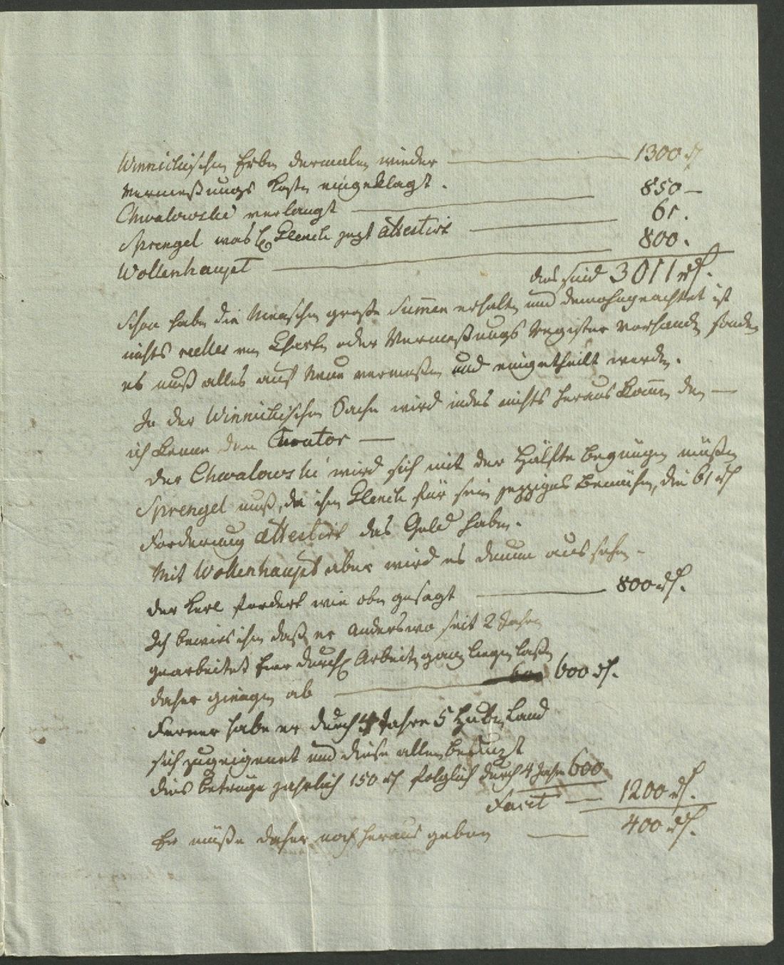 Manuscript page 3 of letter 168