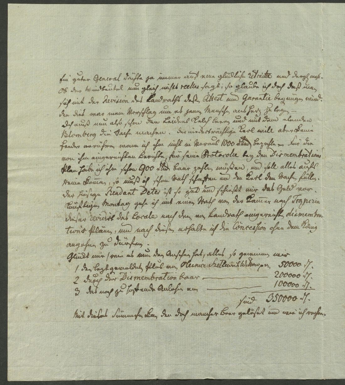 Manuscript page 2 of letter 173
