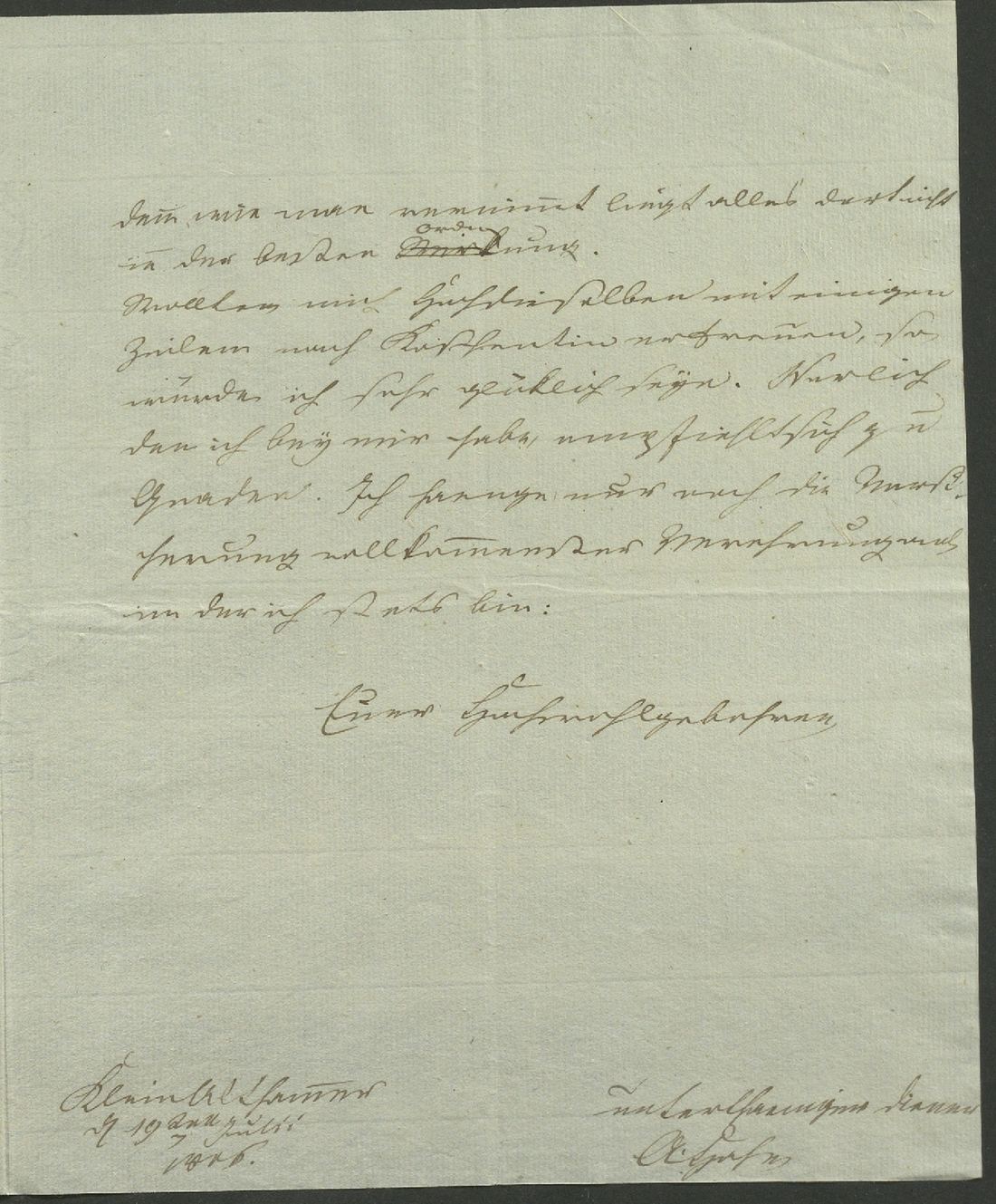 Manuscript page 3 of letter 189