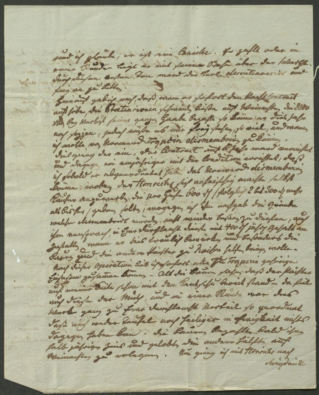 Manuscript page 4 of letter 191