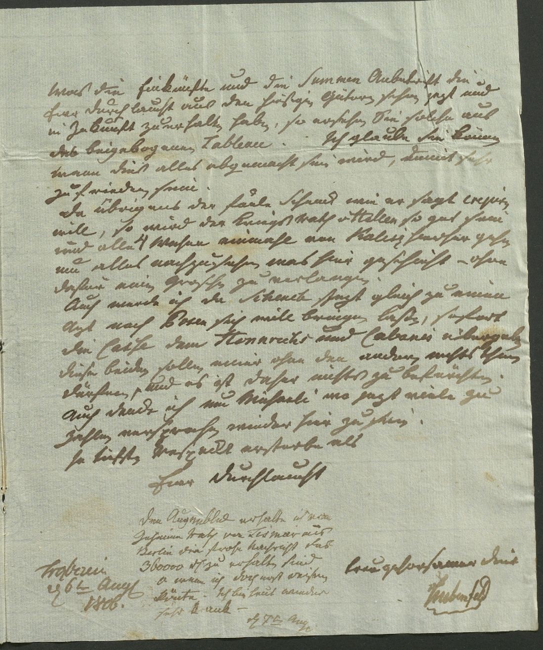 Manuscript page 11 of letter 191