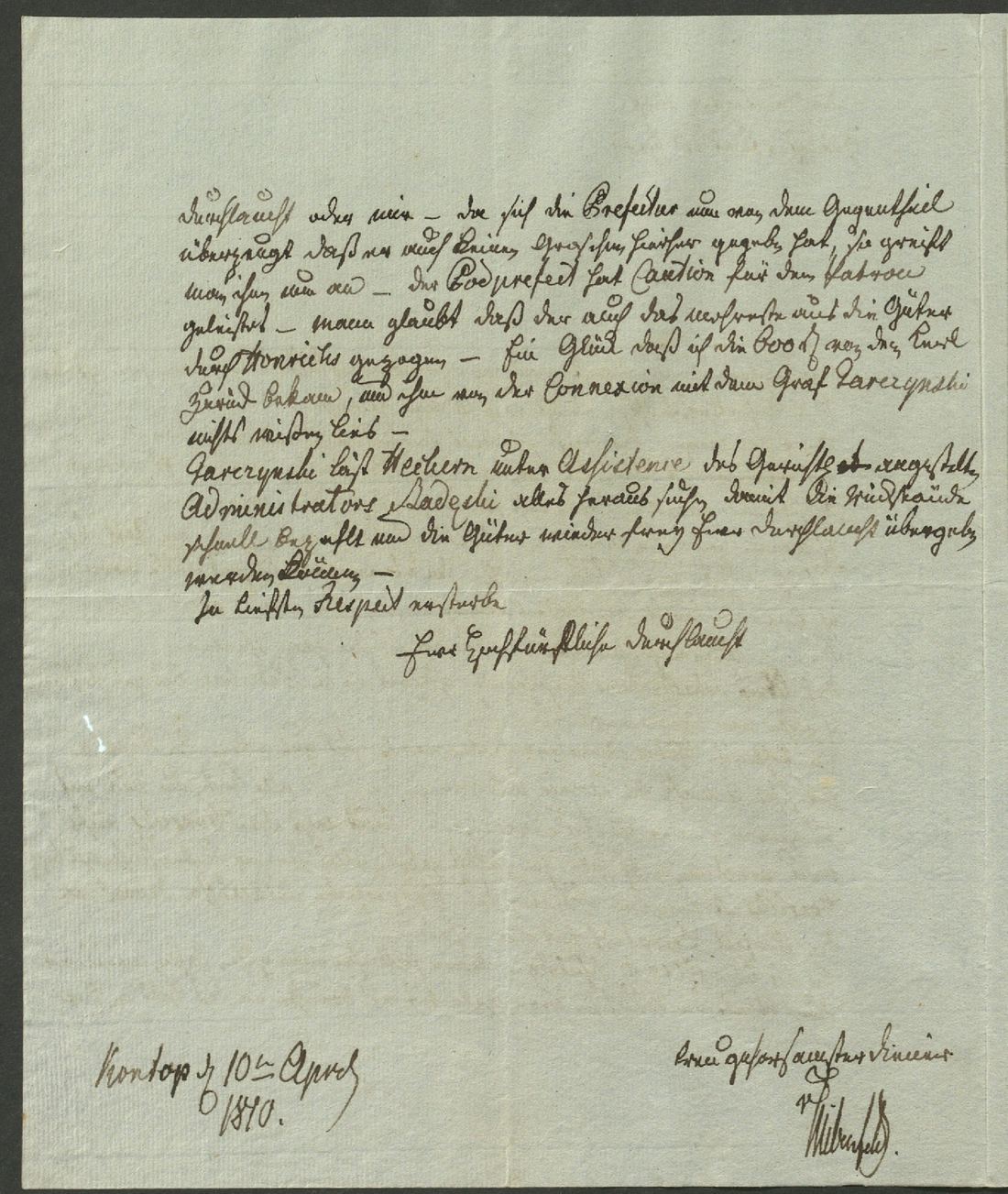 Manuscript page 2 of letter 193