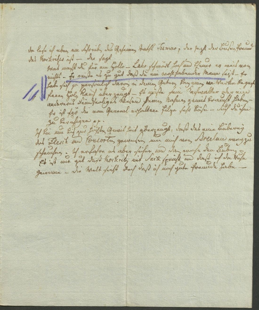 Manuscript page 3 of letter 197