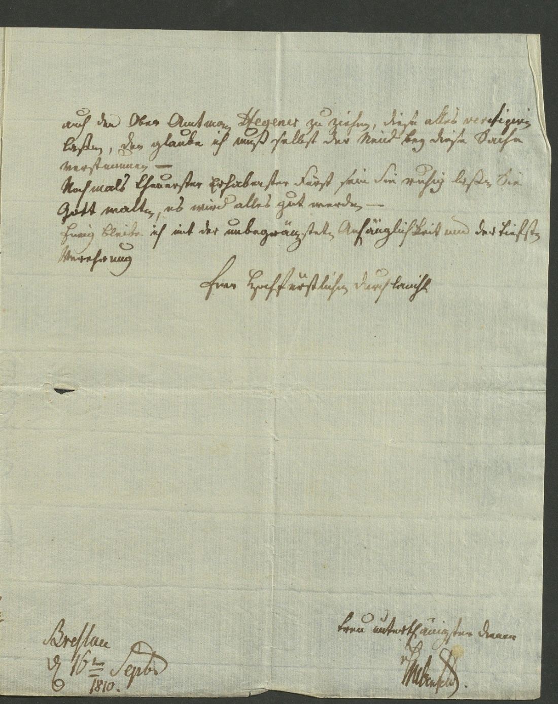 Manuscript page 3 of letter 206
