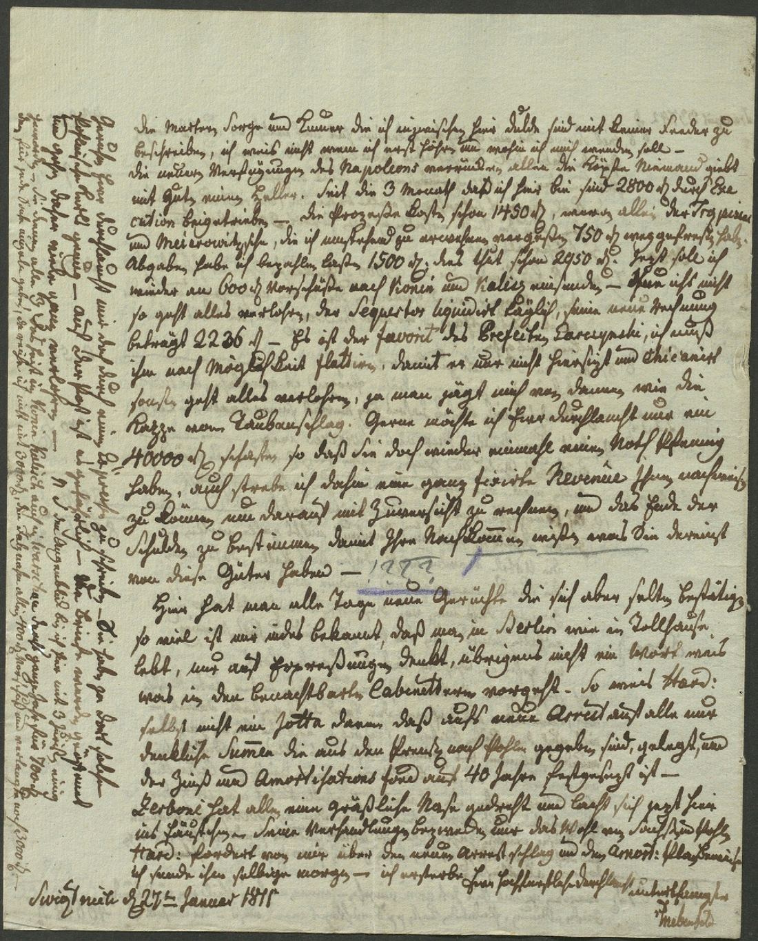 Manuscript page 4 of letter 213