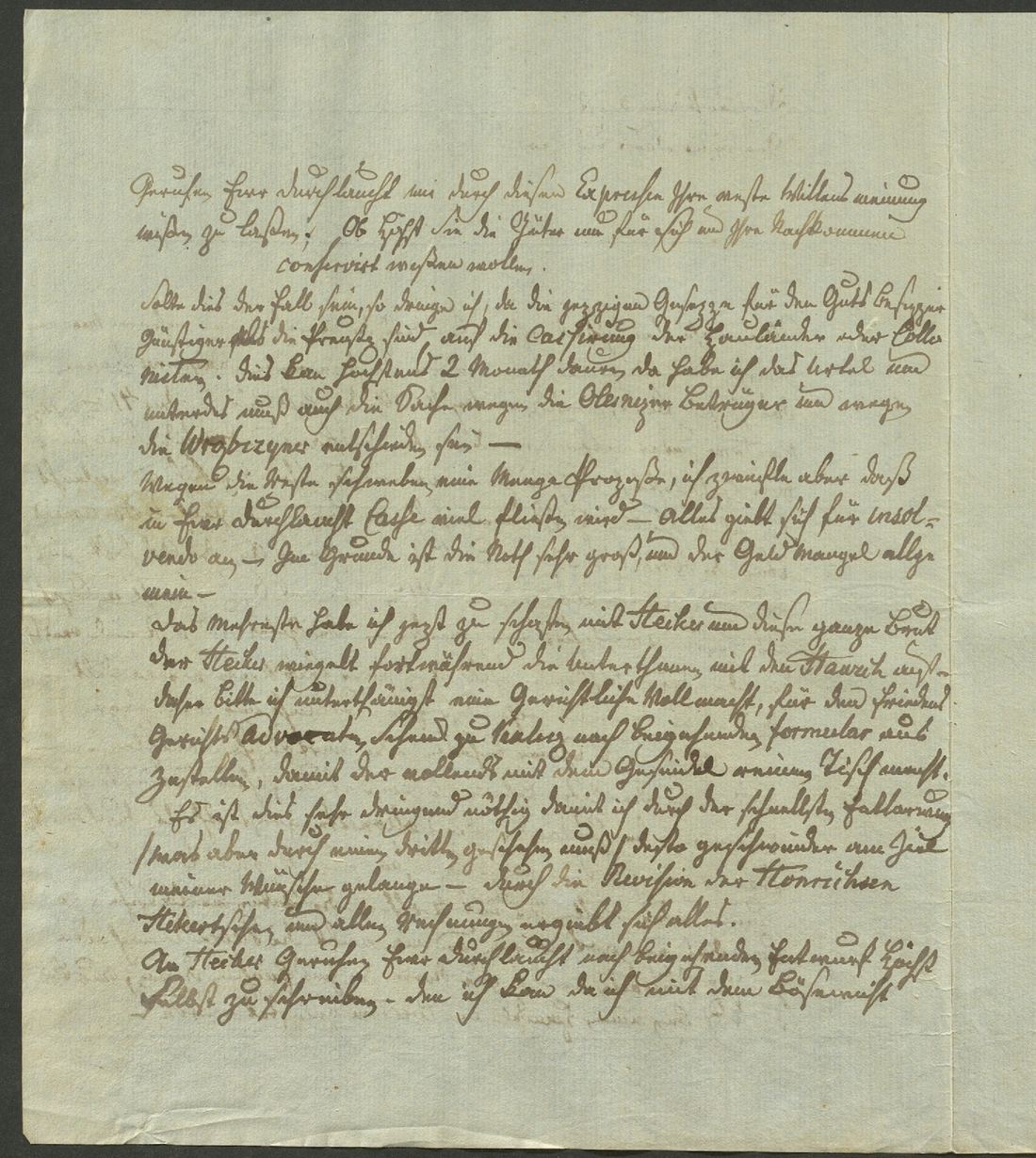 Manuscript page 2 of letter 216