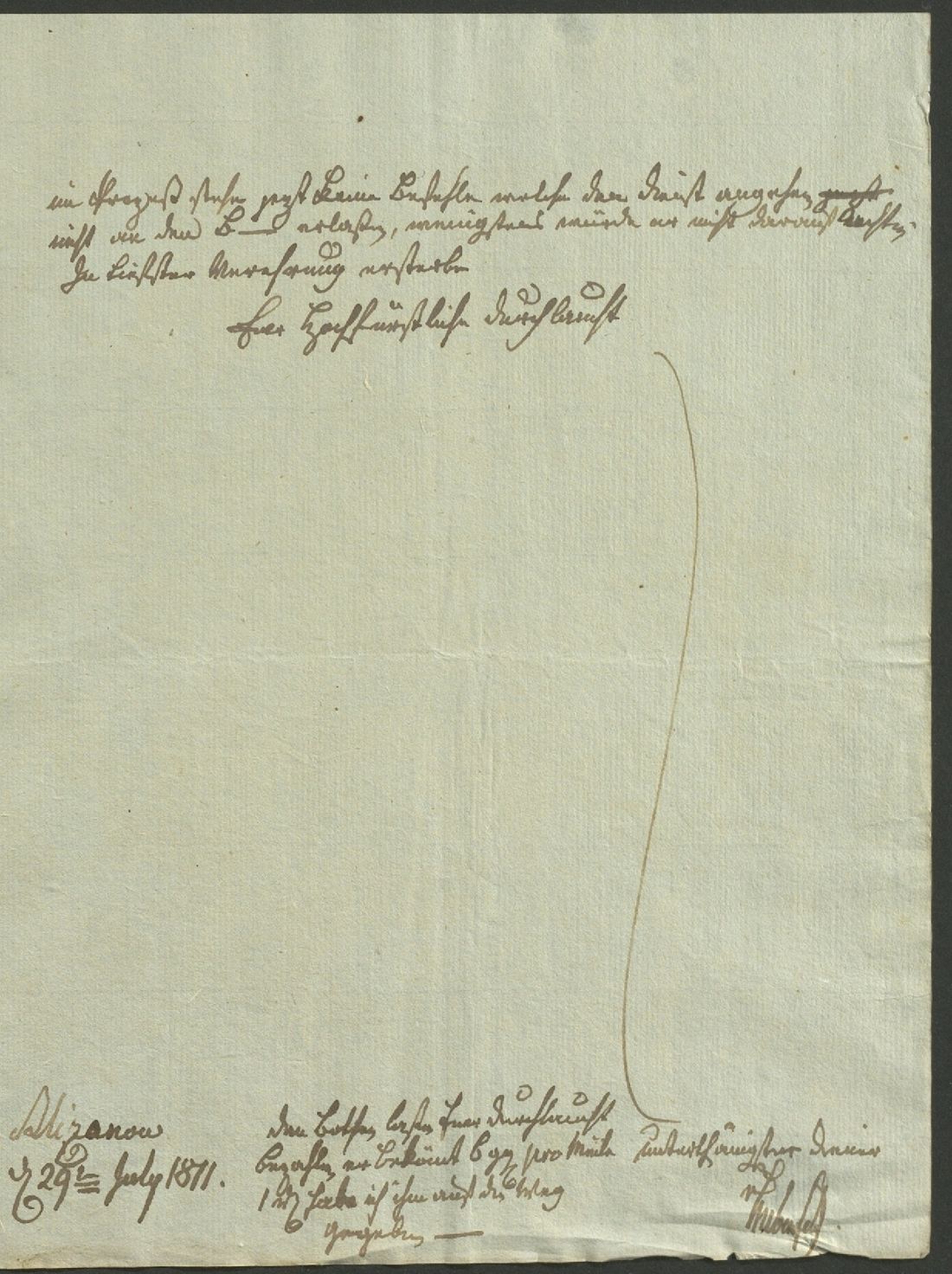 Manuscript page 3 of letter 216