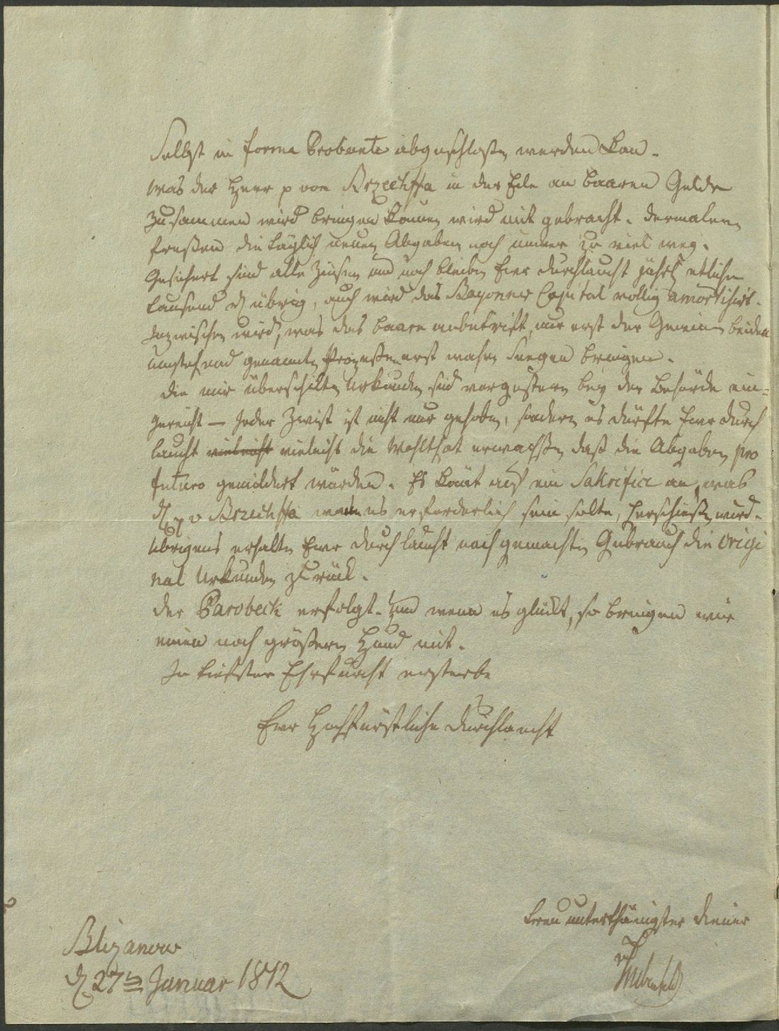 Manuscript page 2 of letter 229