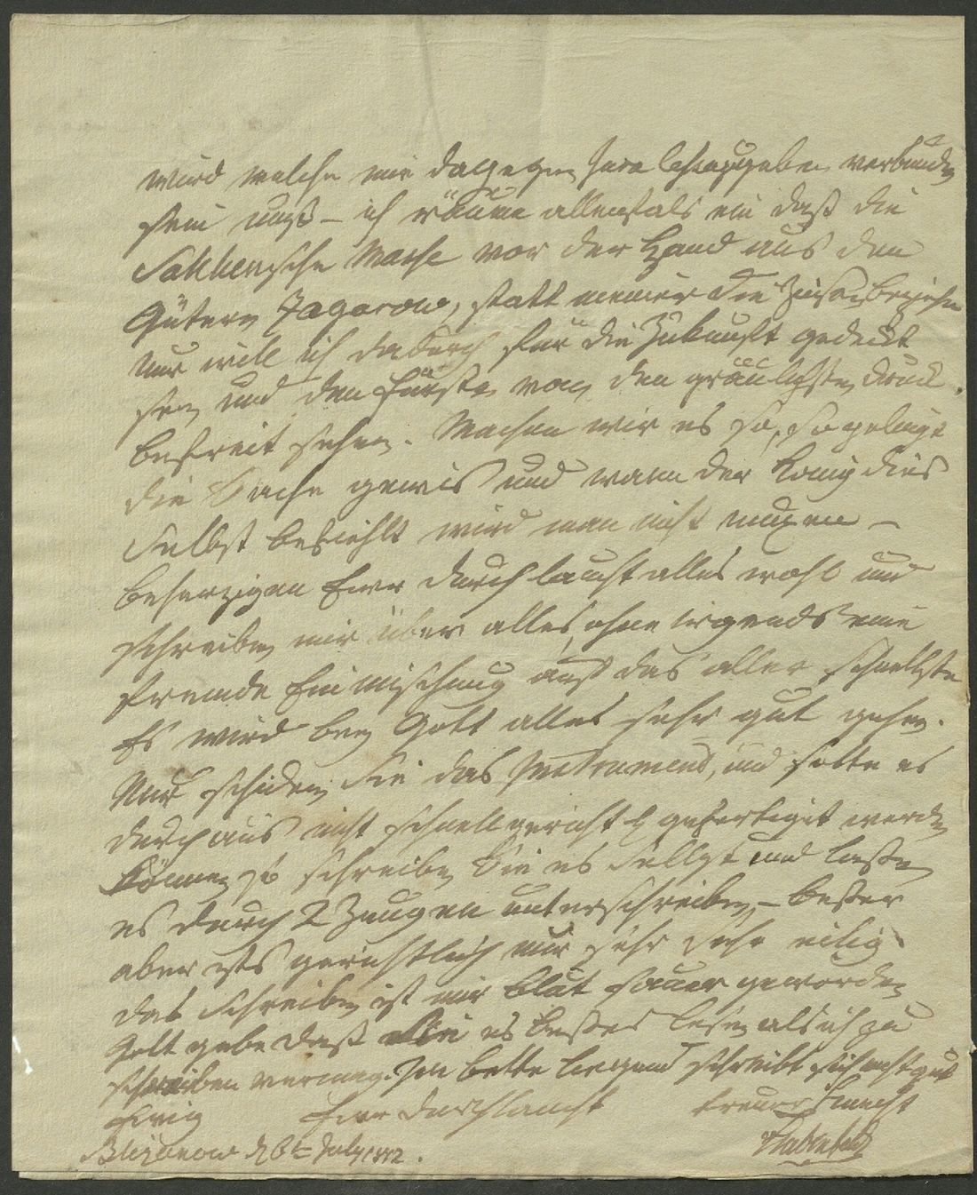 Manuscript page 4 of letter 234